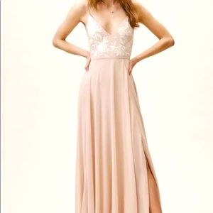 BHLDN Sadia Dress in Blush